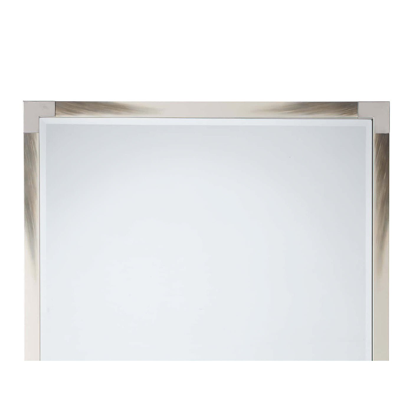 Large Modern Faux Horn Mirror - English Georgian America