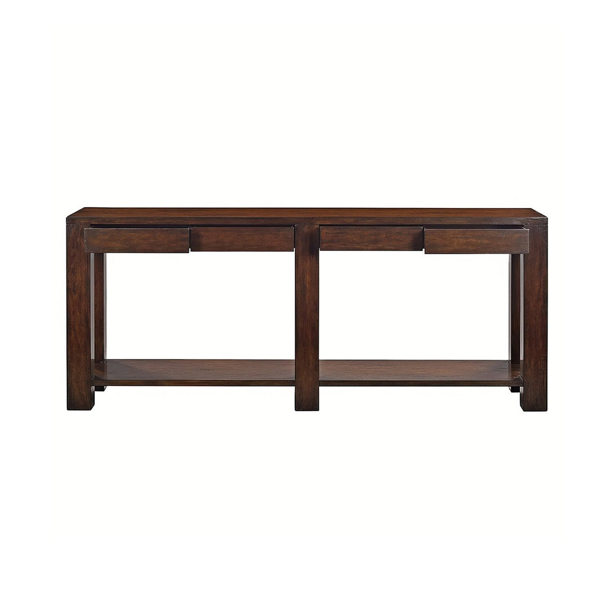 Large Modern Wood Console Table - English Georgian America