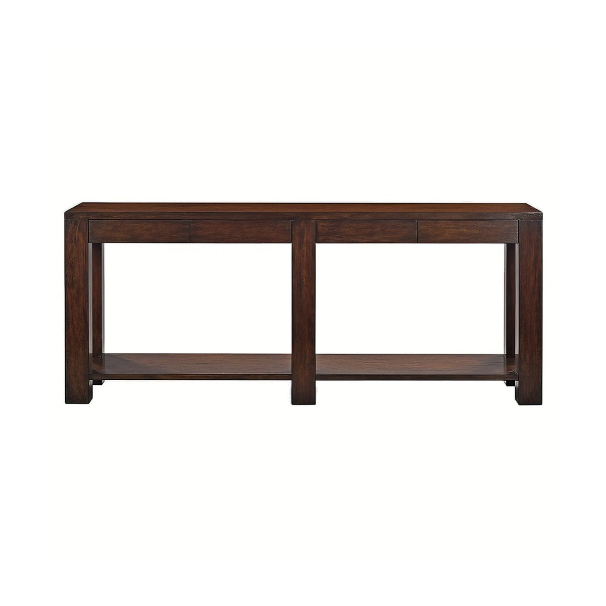 Large Modern Wood Console Table - English Georgian America