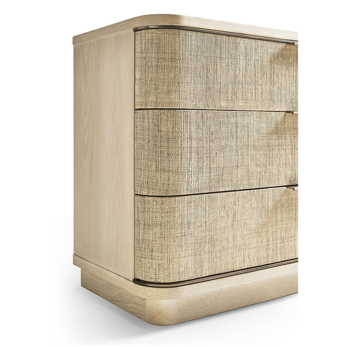 Large Modern Woven Nightstand - English Georgian America