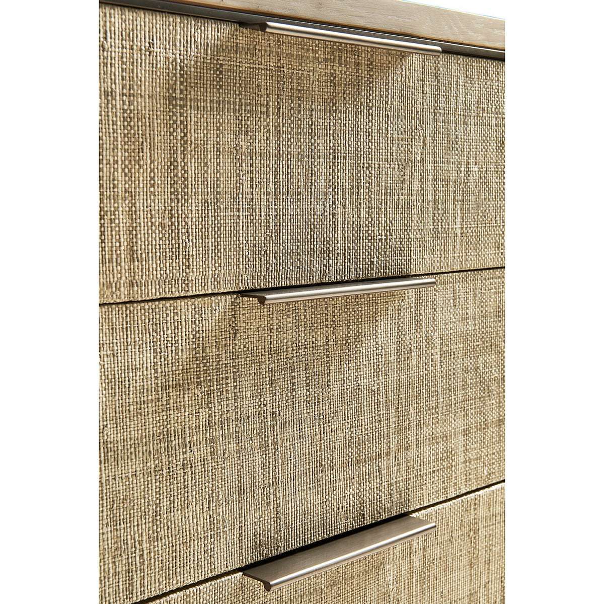 Large Modern Woven Nightstand - English Georgian America