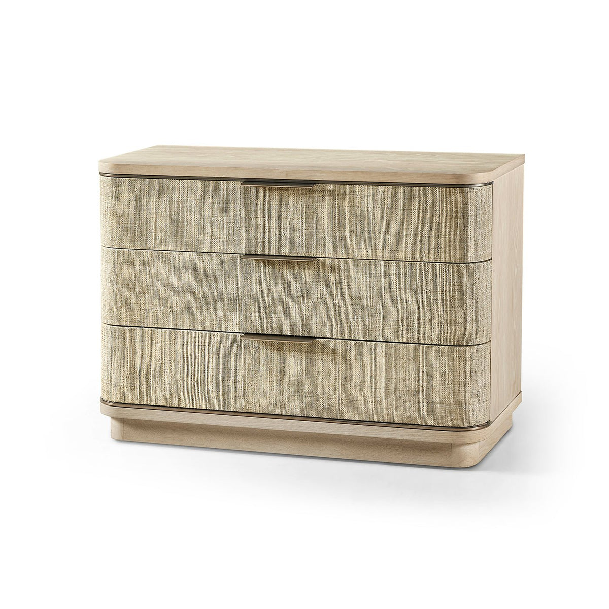 Large Modern Woven Nightstand - English Georgian America