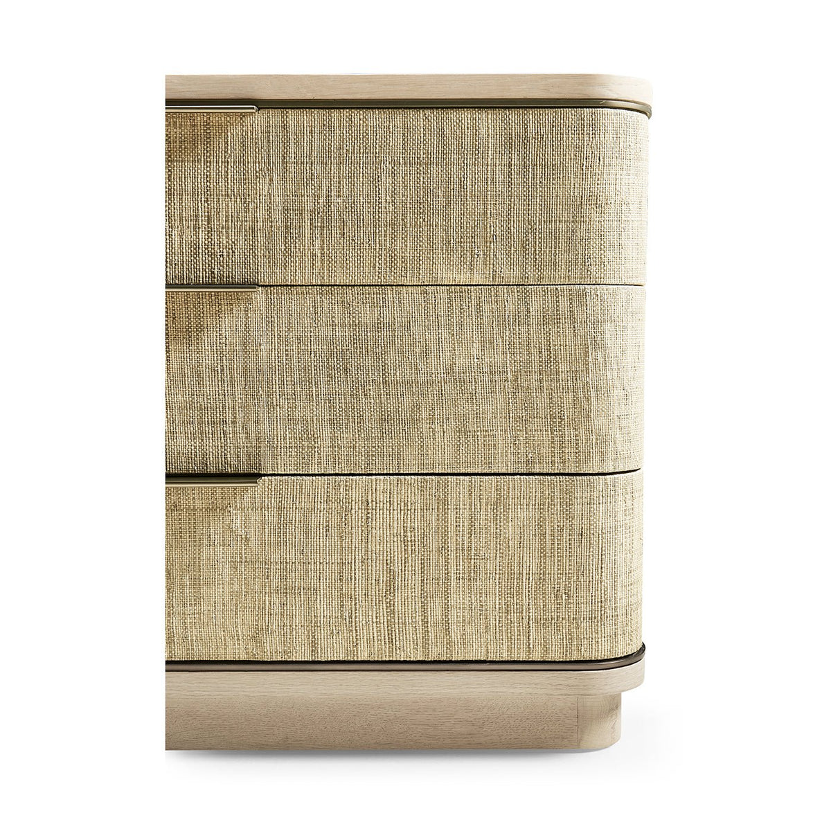 Large Modern Woven Nightstand - English Georgian America