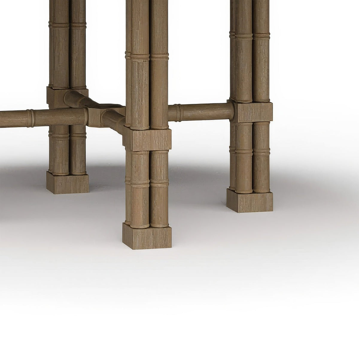 Large Palm Beach Regency Round Dining Table - English Georgian America