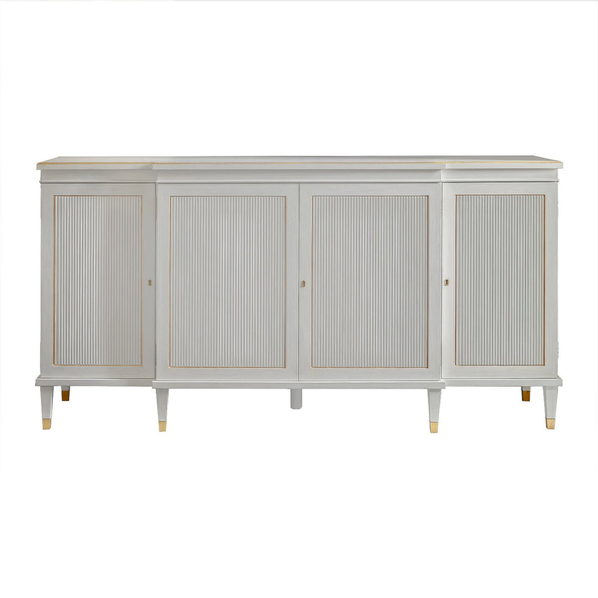 Large Regency Parcel Gilt Credenza - English Georgian America