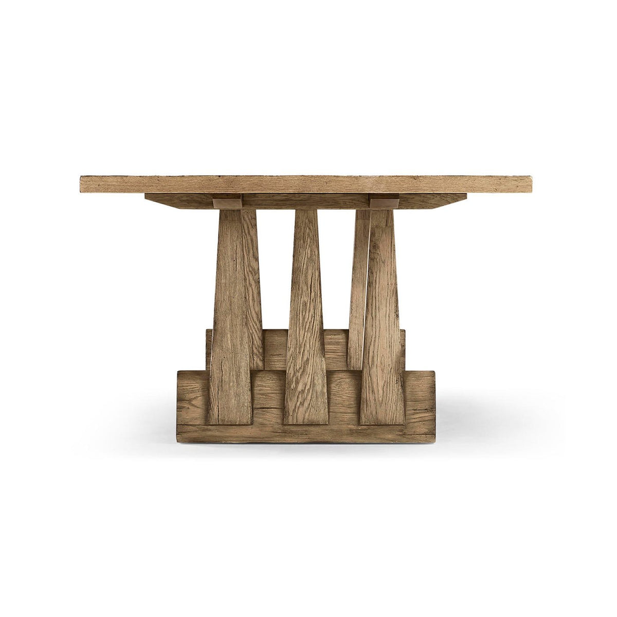 Large Rustic Oak Dining Table - English Georgian America