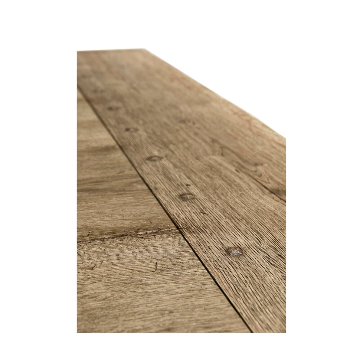 Large Rustic Oak Dining Table - English Georgian America