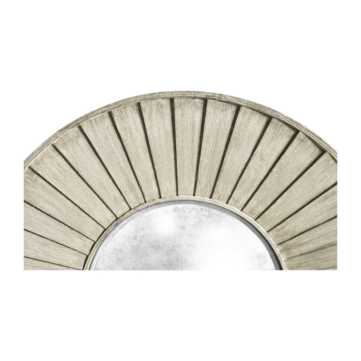 Large Rustic Round Mirror - English Georgian America