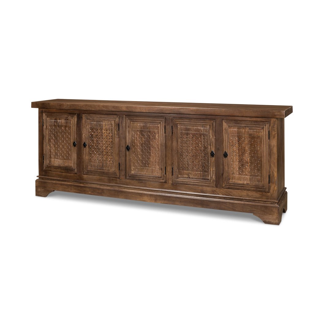 Large Rustic Sideboard Buffet - English Georgian America