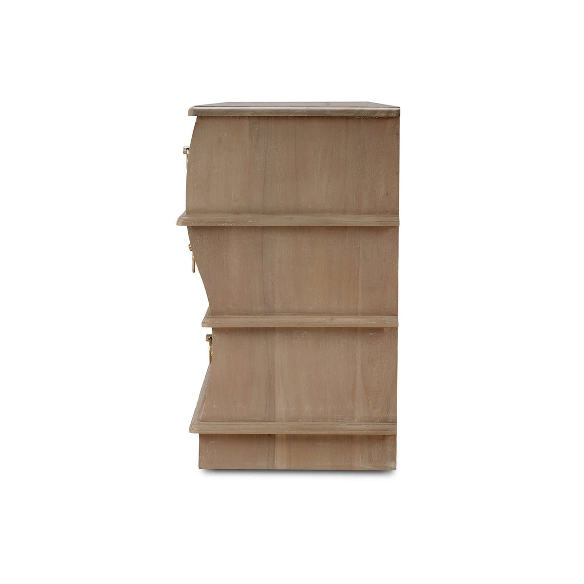 Large Serpentine Dresser - English Georgian America