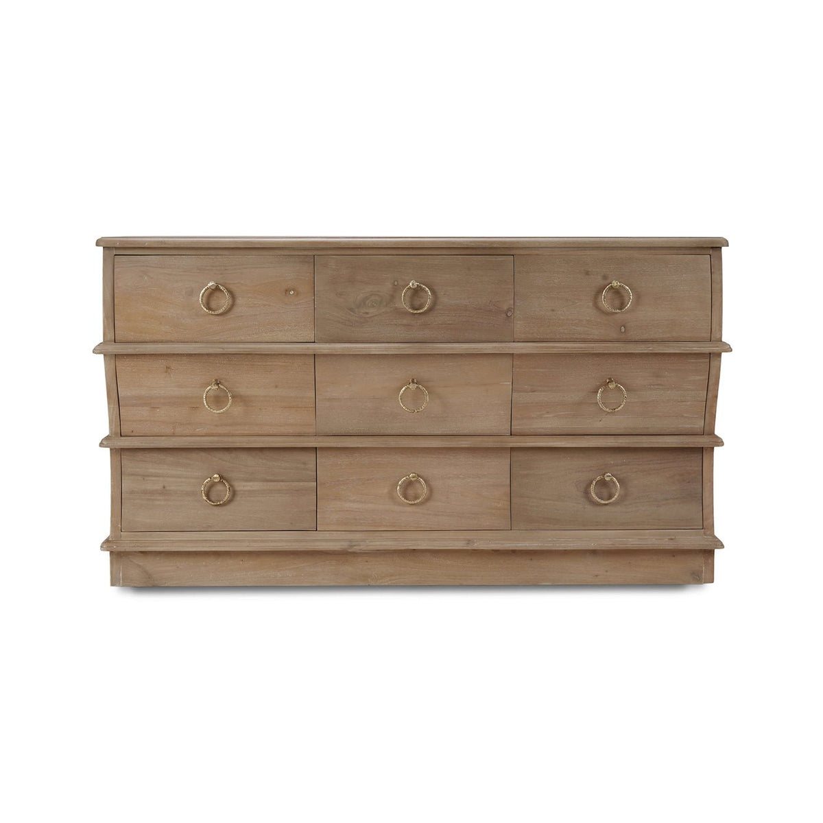 Large Serpentine Dresser - English Georgian America