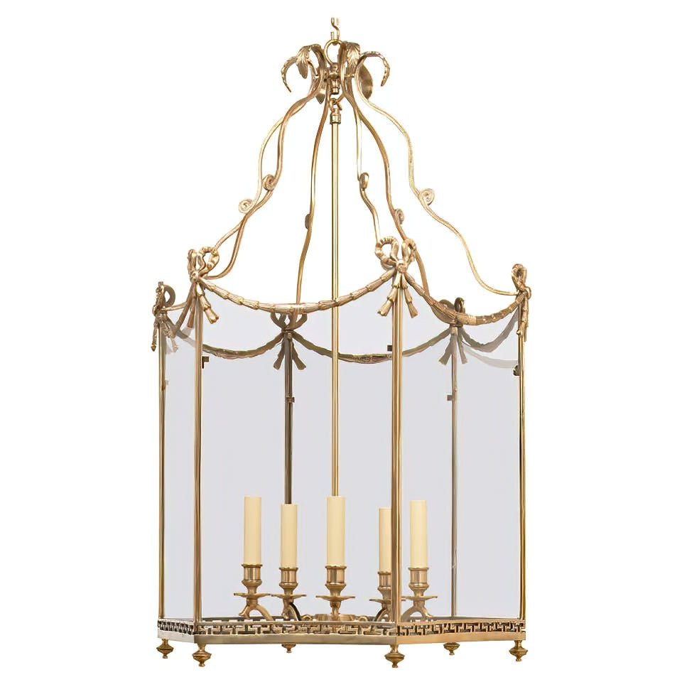 Large Swedish Neo Classic Lantern - English Georgian America