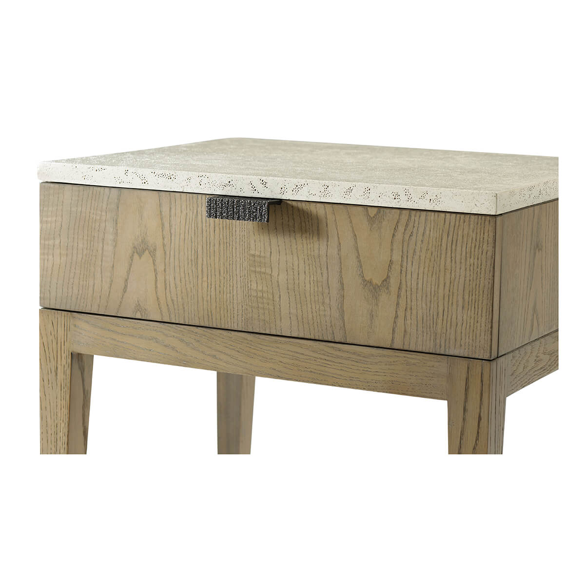 Light Ash Modern Nightstand - English Georgian America