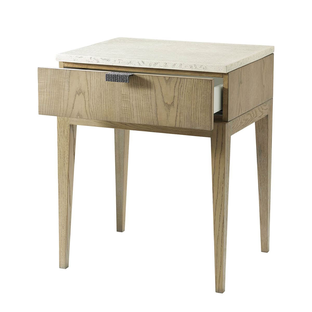 Light Ash Modern Nightstand - English Georgian America