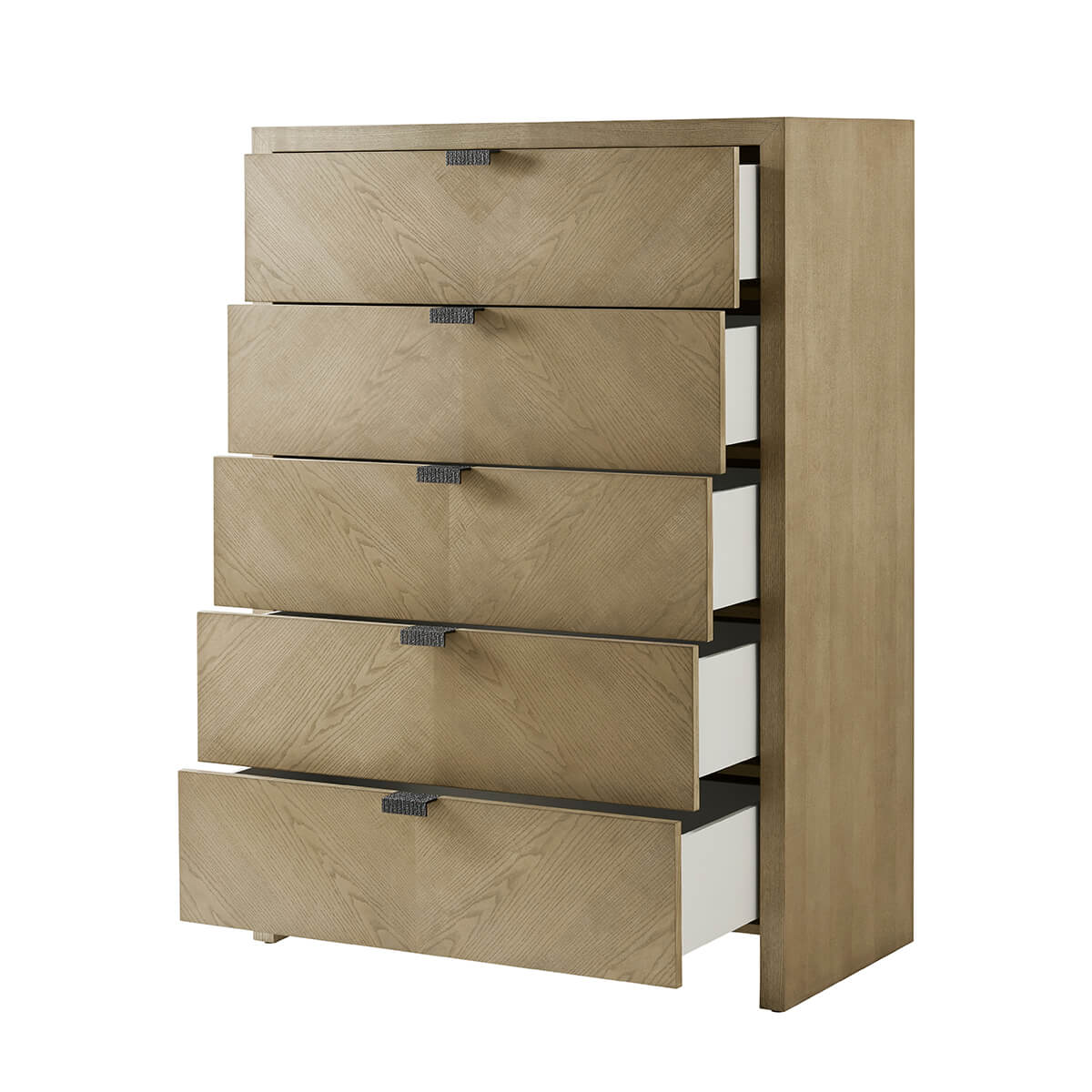 Light Ash Tall Chest - English Georgian America