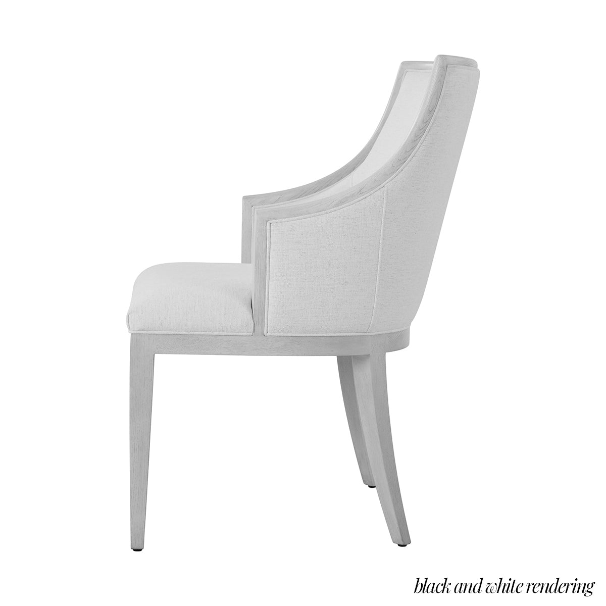 Light Oak Classic Dining Armchair - English Georgian America
