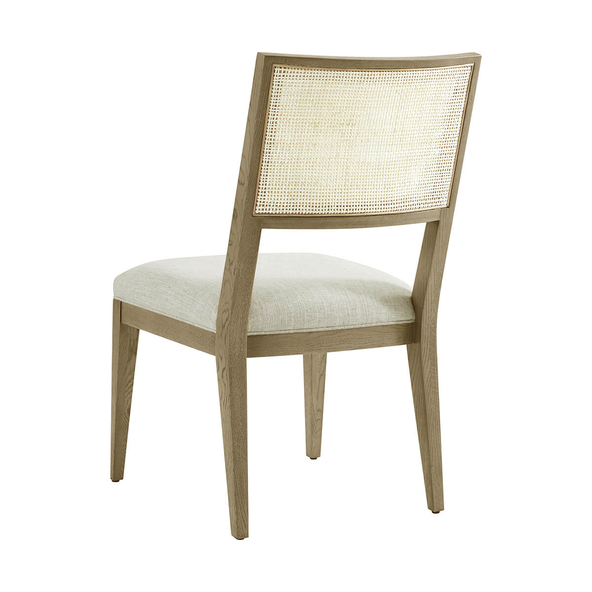 Light Oak Coastal Dining Side Chair - English Georgian America