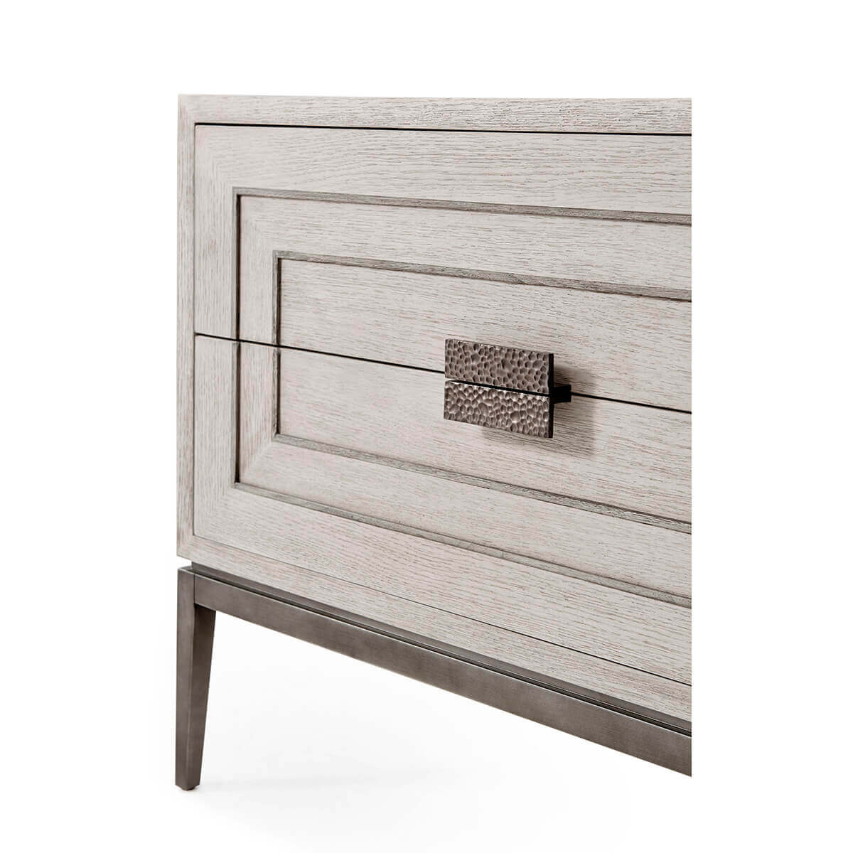 Light Oak Mid Century Nightstand - English Georgian America