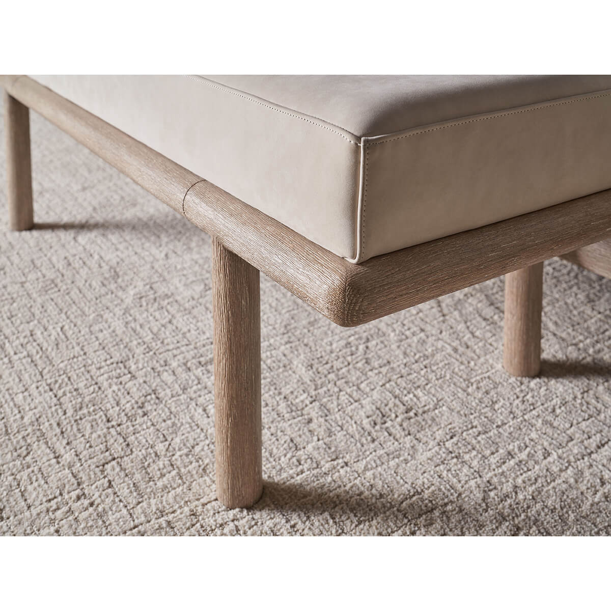 Light Oak Modern Bench - English Georgian America