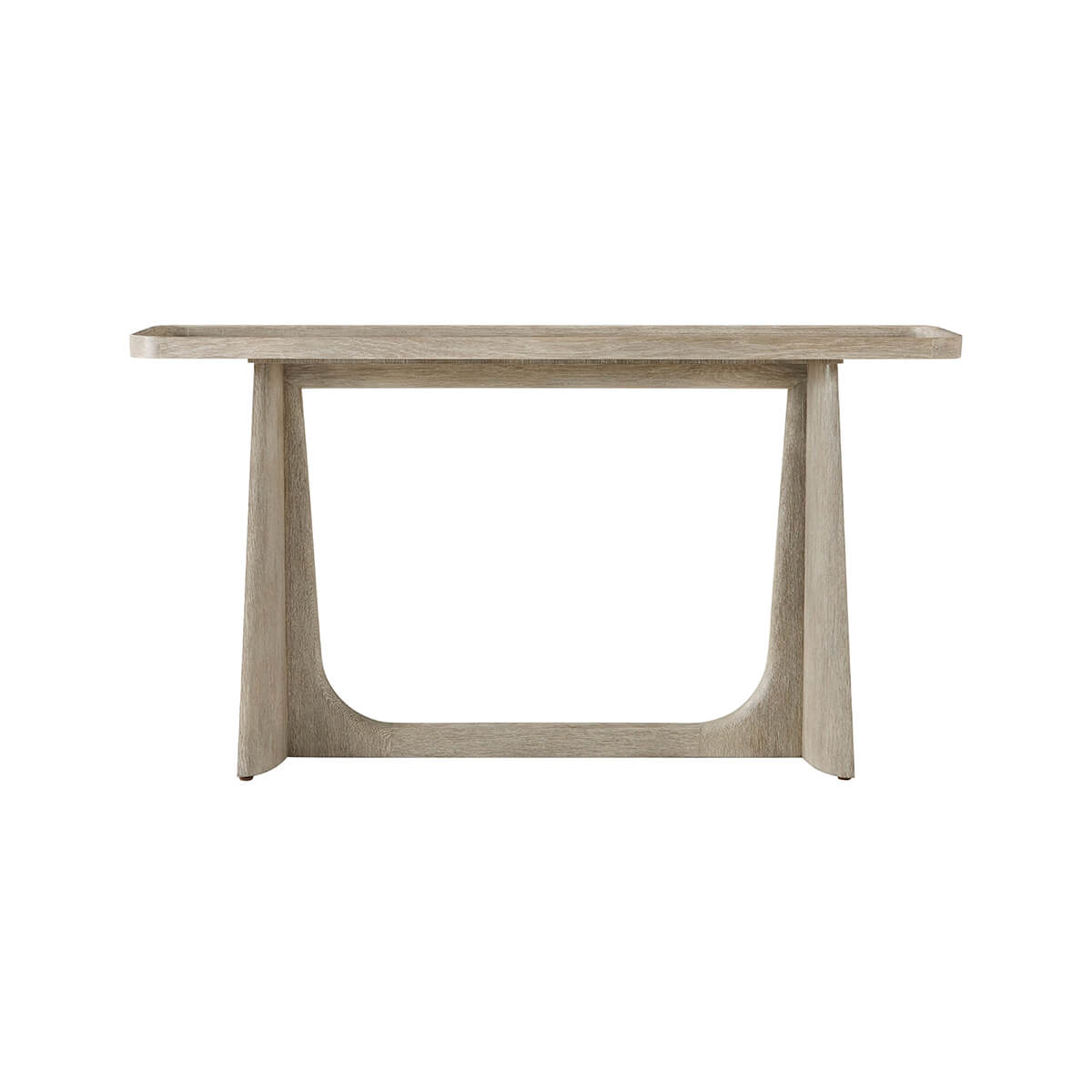 Light Oak Modern Console Table - English Georgian America