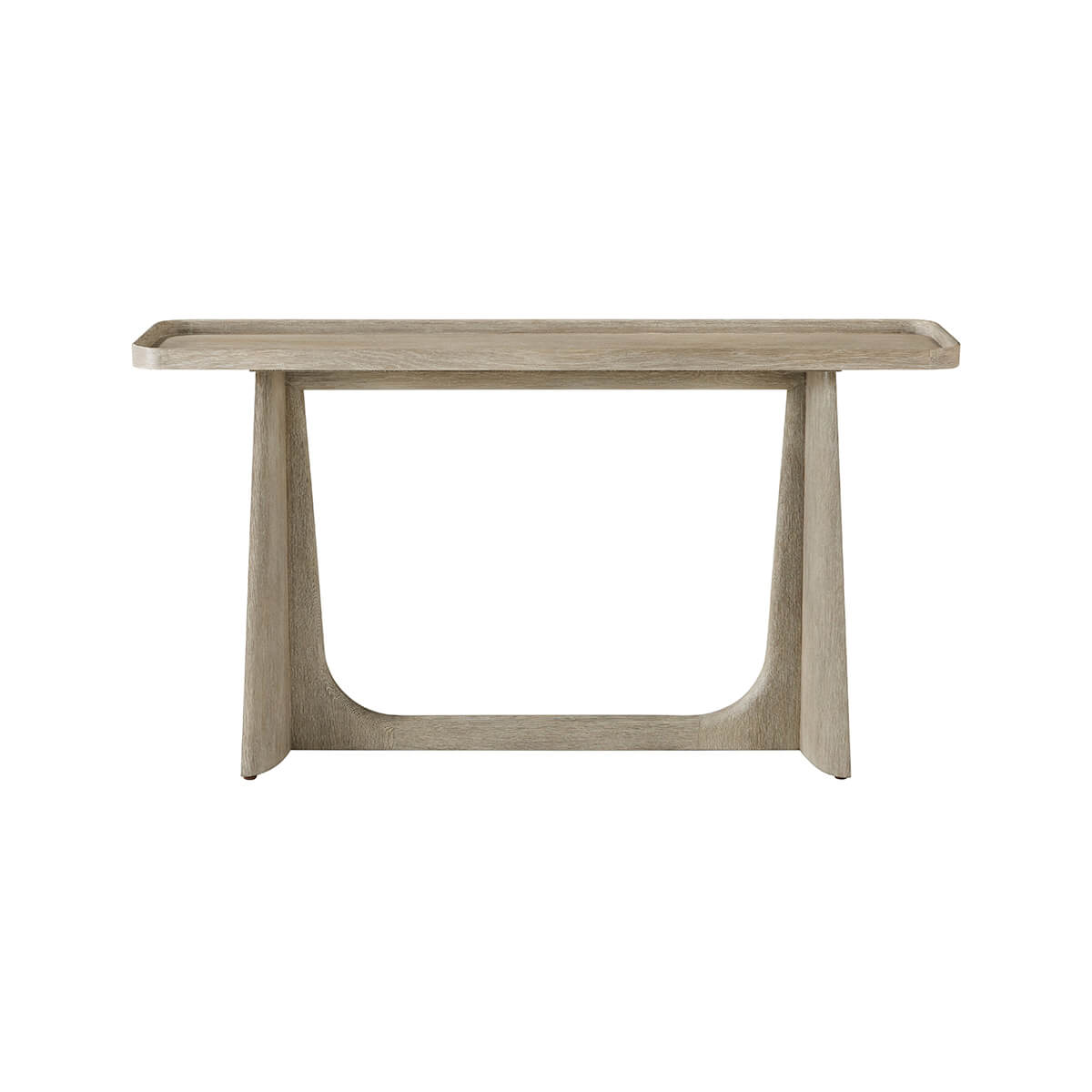 Light Oak Modern Console Table - English Georgian America