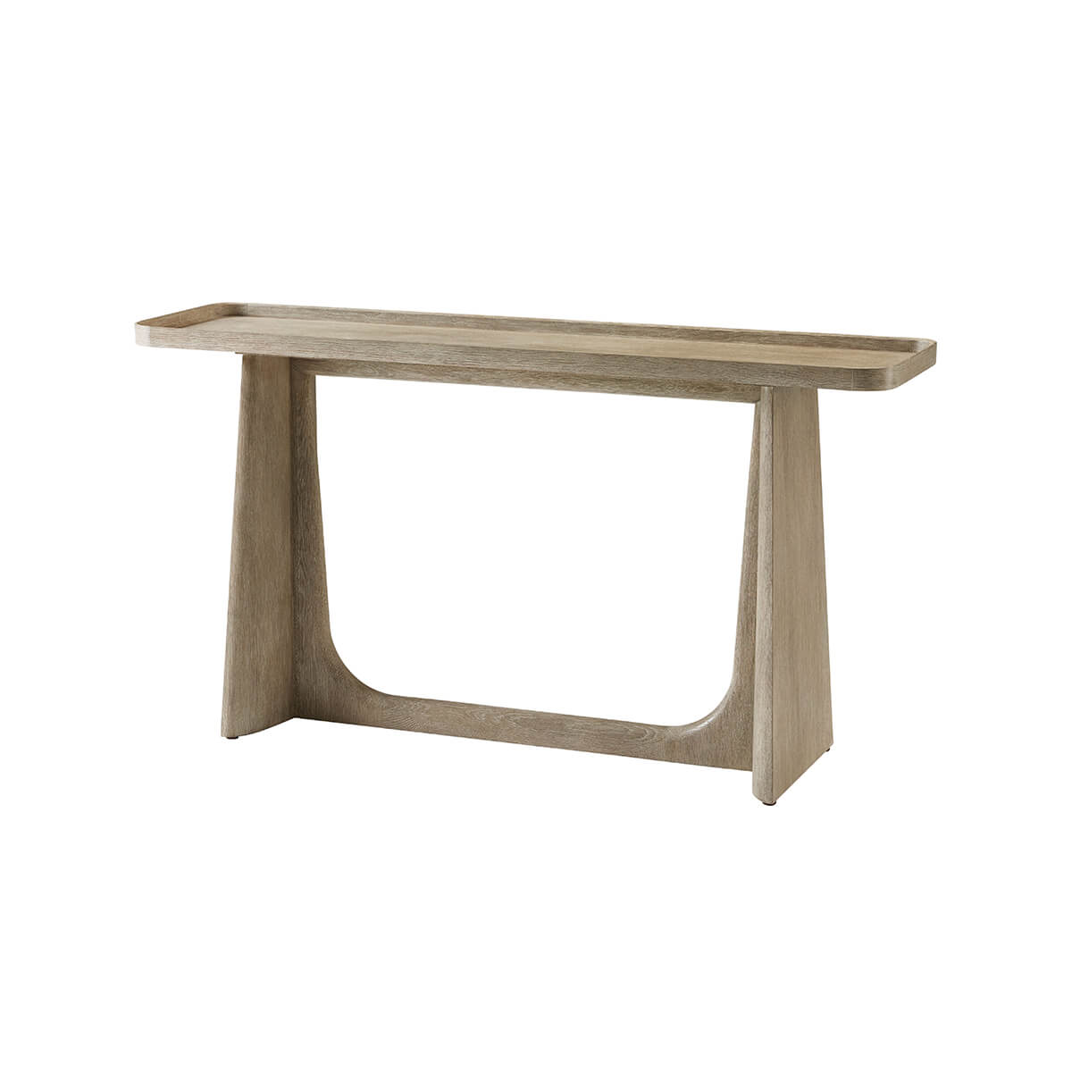 Light Oak Modern Console Table - English Georgian America