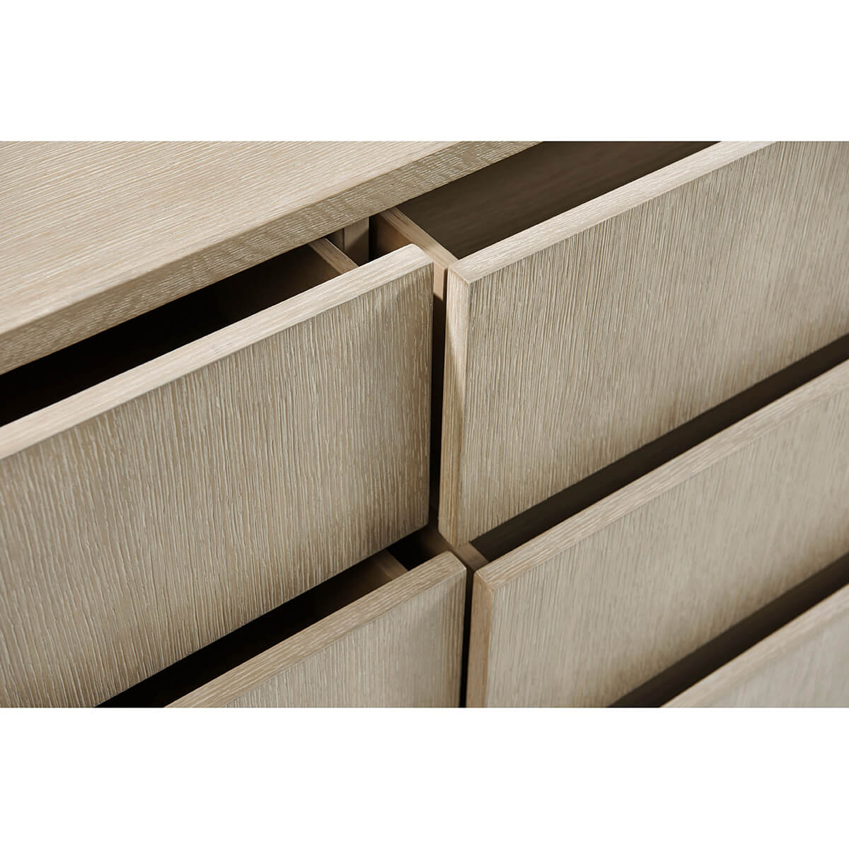 Light Oak Modern Dresser - English Georgian America