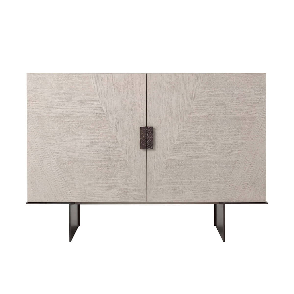 Light Oak Modern Media Cabinet - English Georgian America