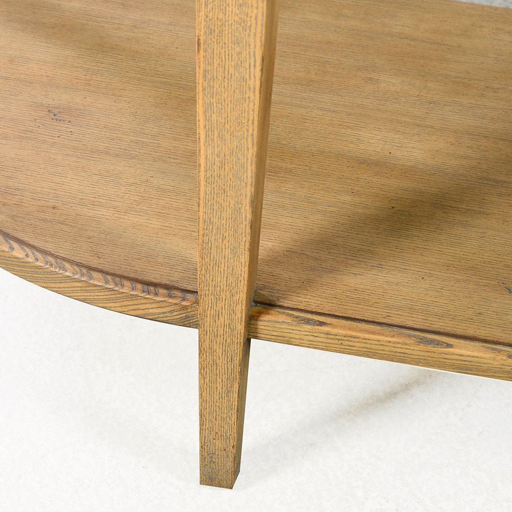 Light Wood Traditional Console Table - English Georgian America