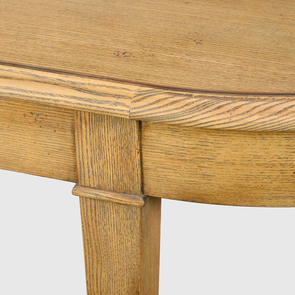 Light Wood Traditional Console Table - English Georgian America