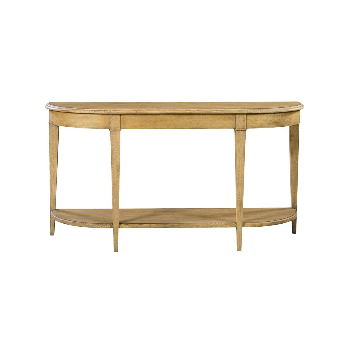 Light Wood Traditional Console Table - English Georgian America