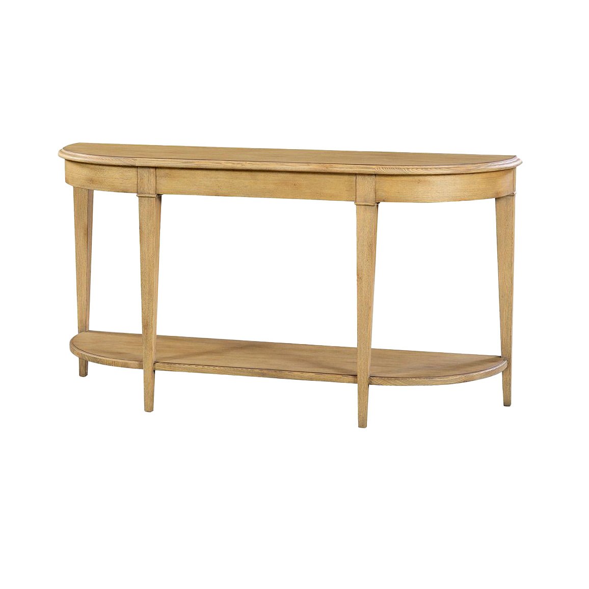 Light Wood Traditional Console Table - English Georgian America