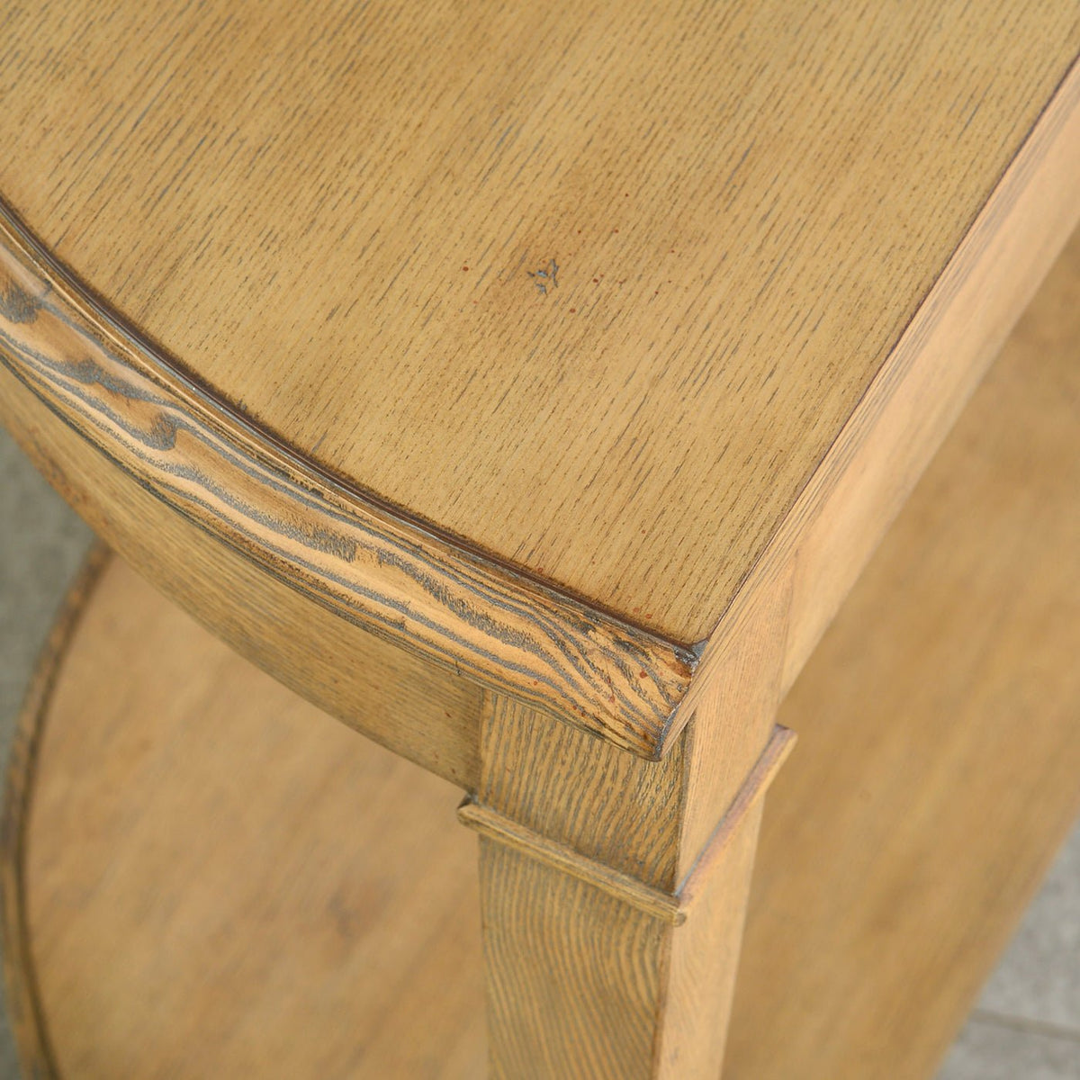 Light Wood Traditional Console Table - English Georgian America