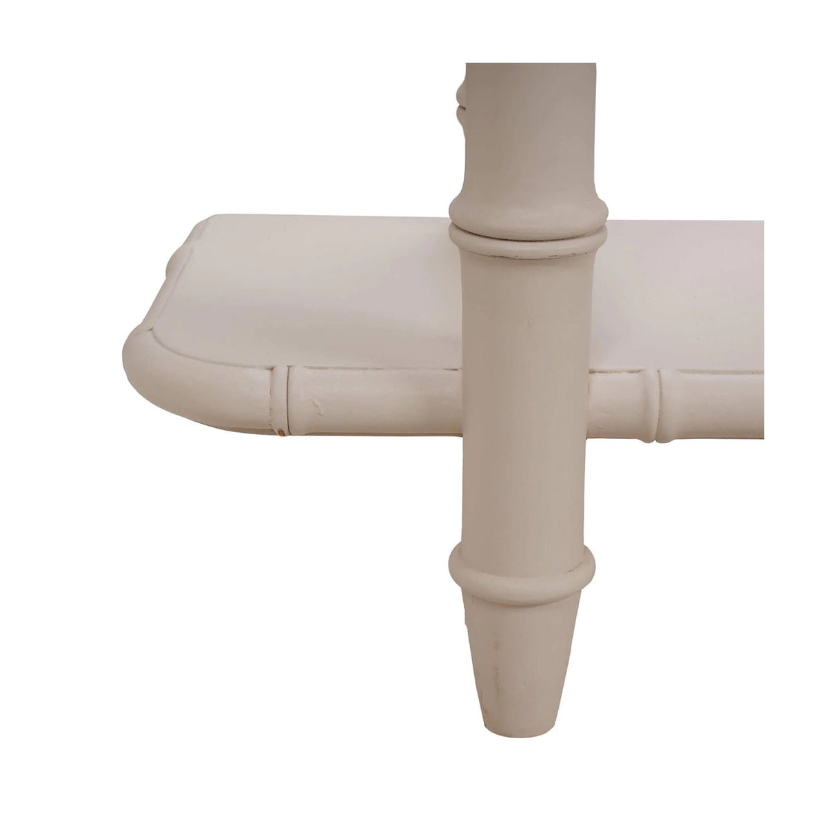 Long Faux Bamboo Console Table - English Georgian America