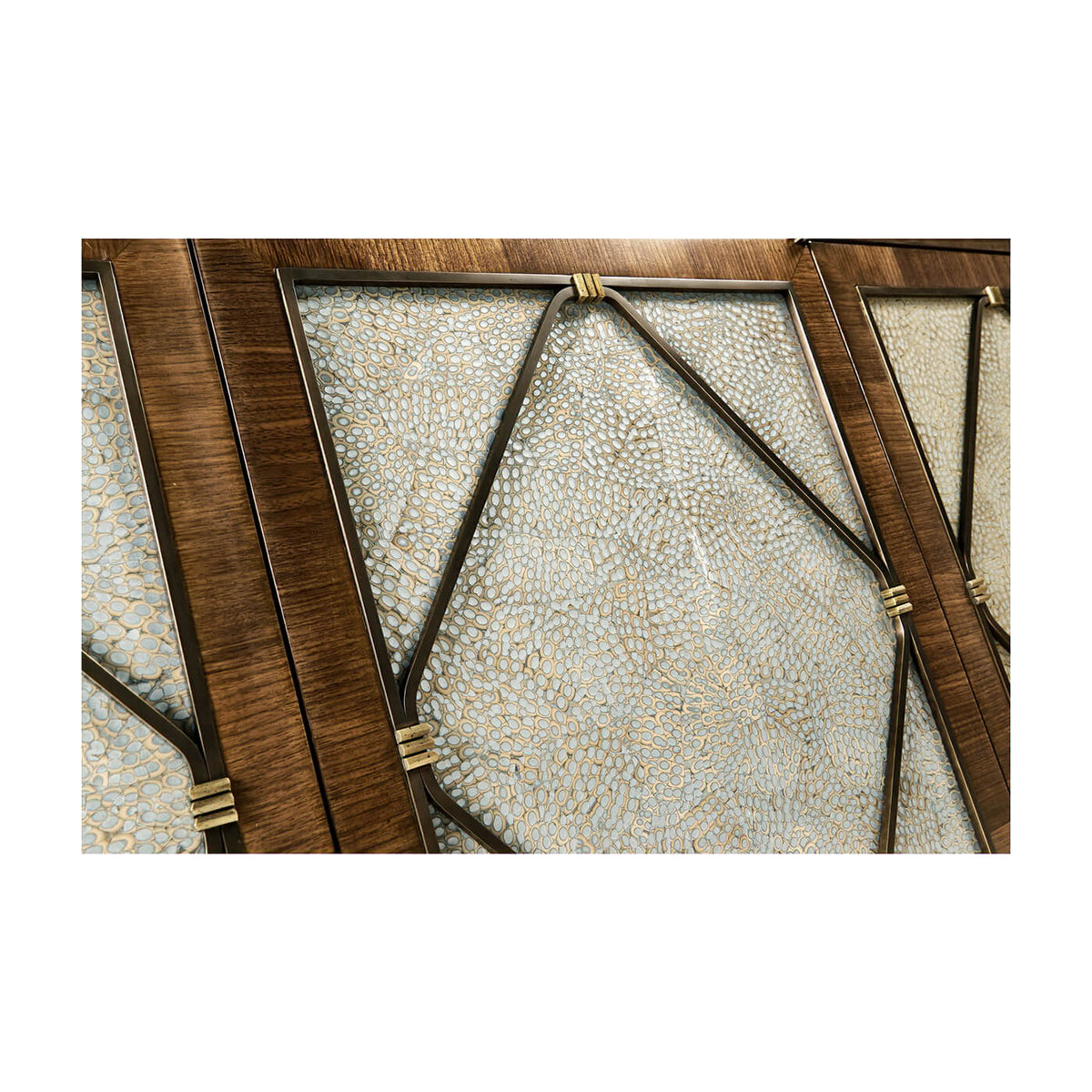 Long Mid Century Media Cabinet - English Georgian America