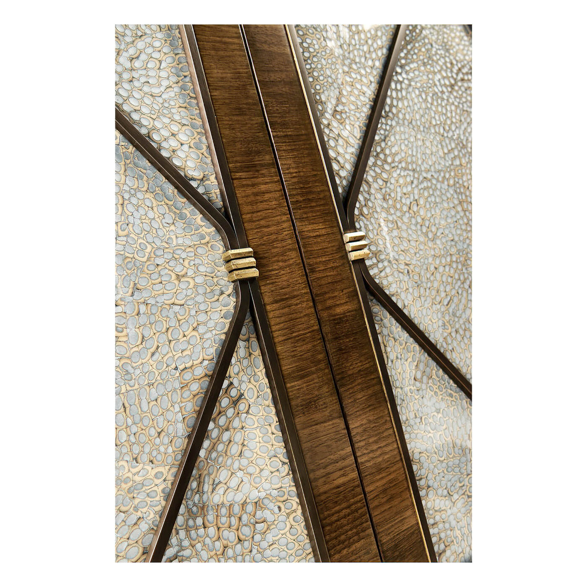 Long Mid Century Media Cabinet - English Georgian America