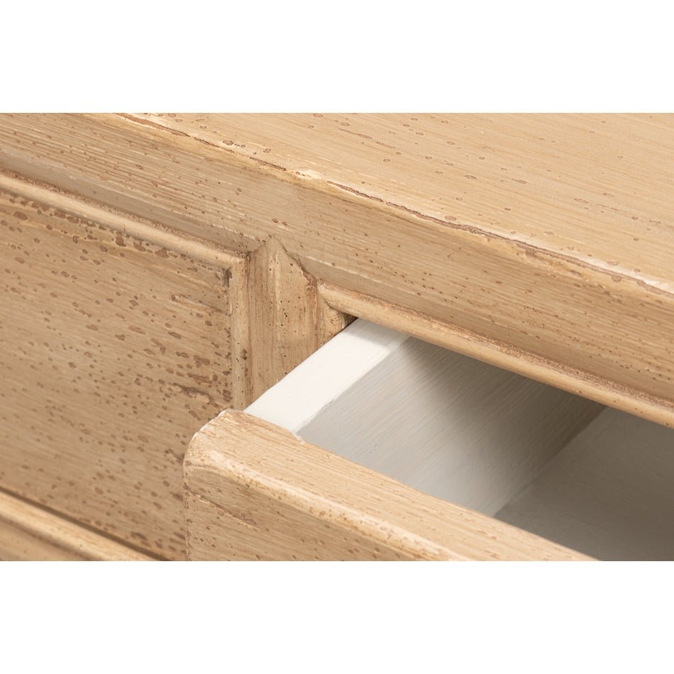 Long Narrow Console Table with Drawers - English Georgian America