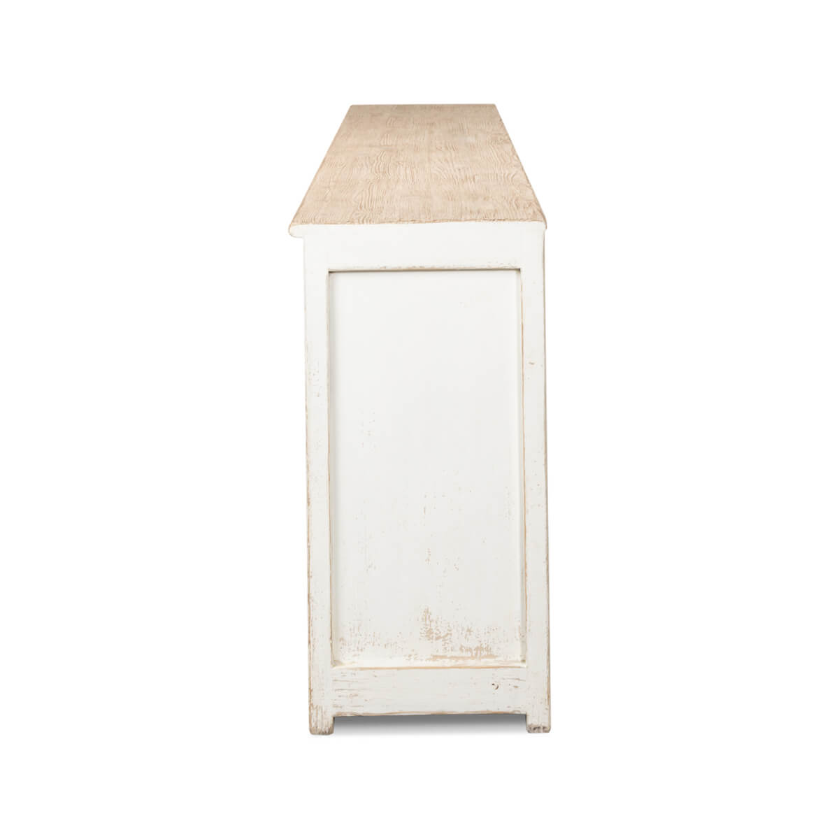 Long Whitewash Country Buffet - English Georgian America