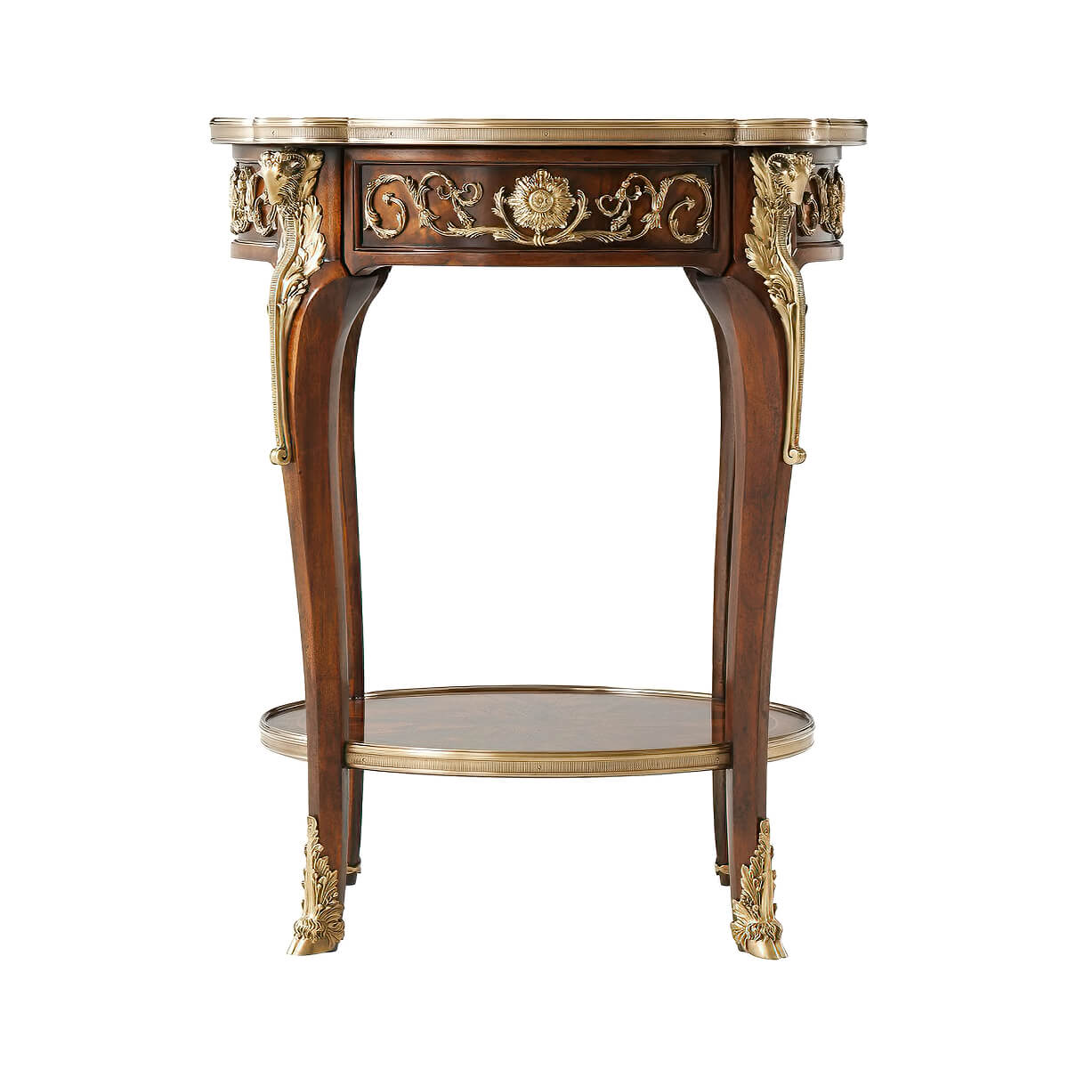 Louis XV Mahogany Lamp Table - English Georgian America