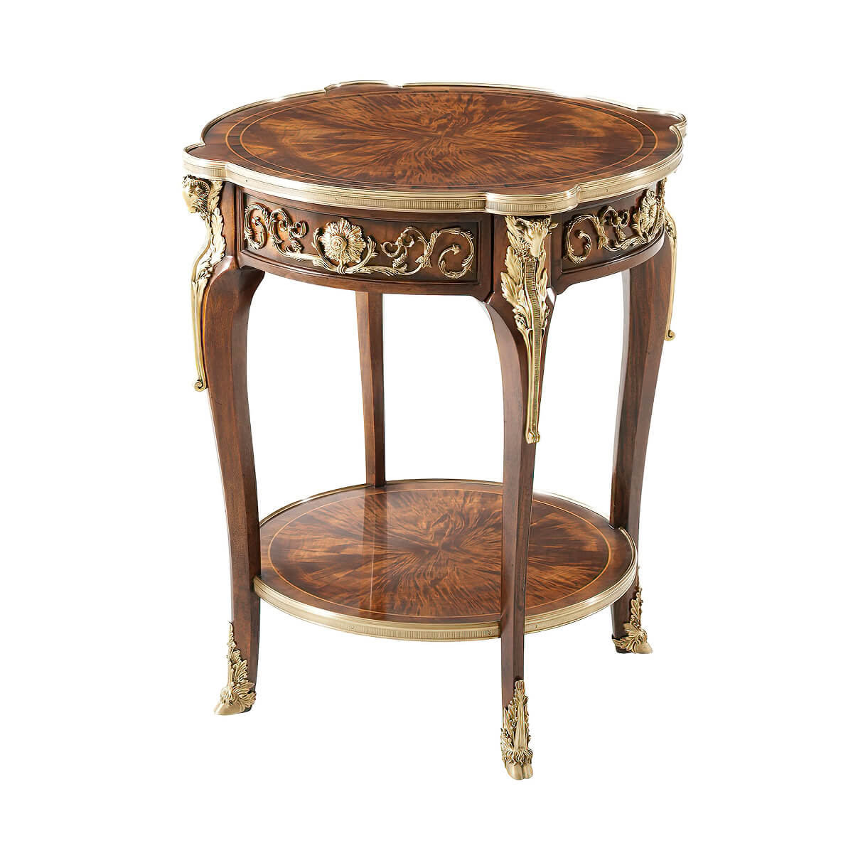 Louis XV Mahogany Lamp Table - English Georgian America