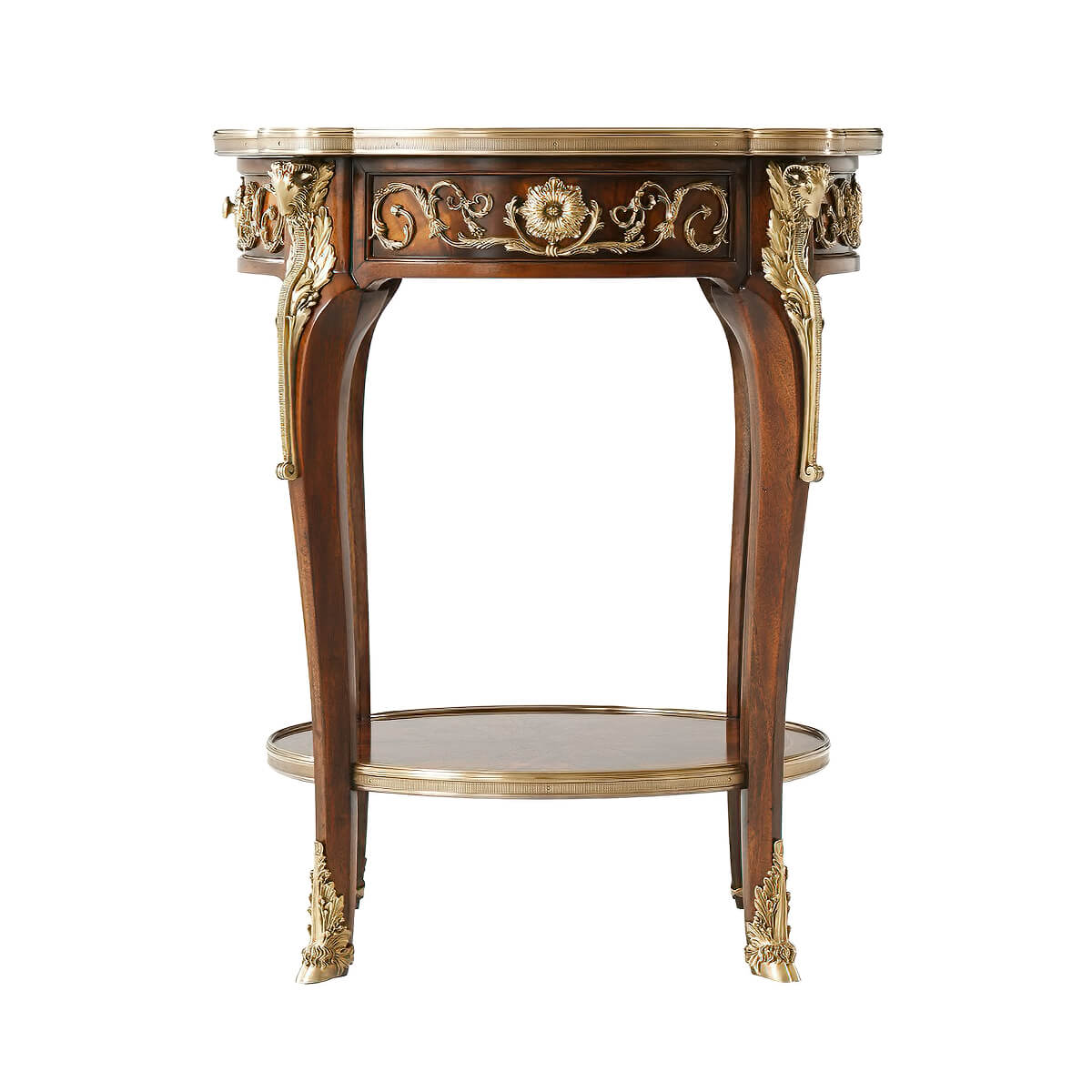 Louis XV Mahogany Lamp Table - English Georgian America