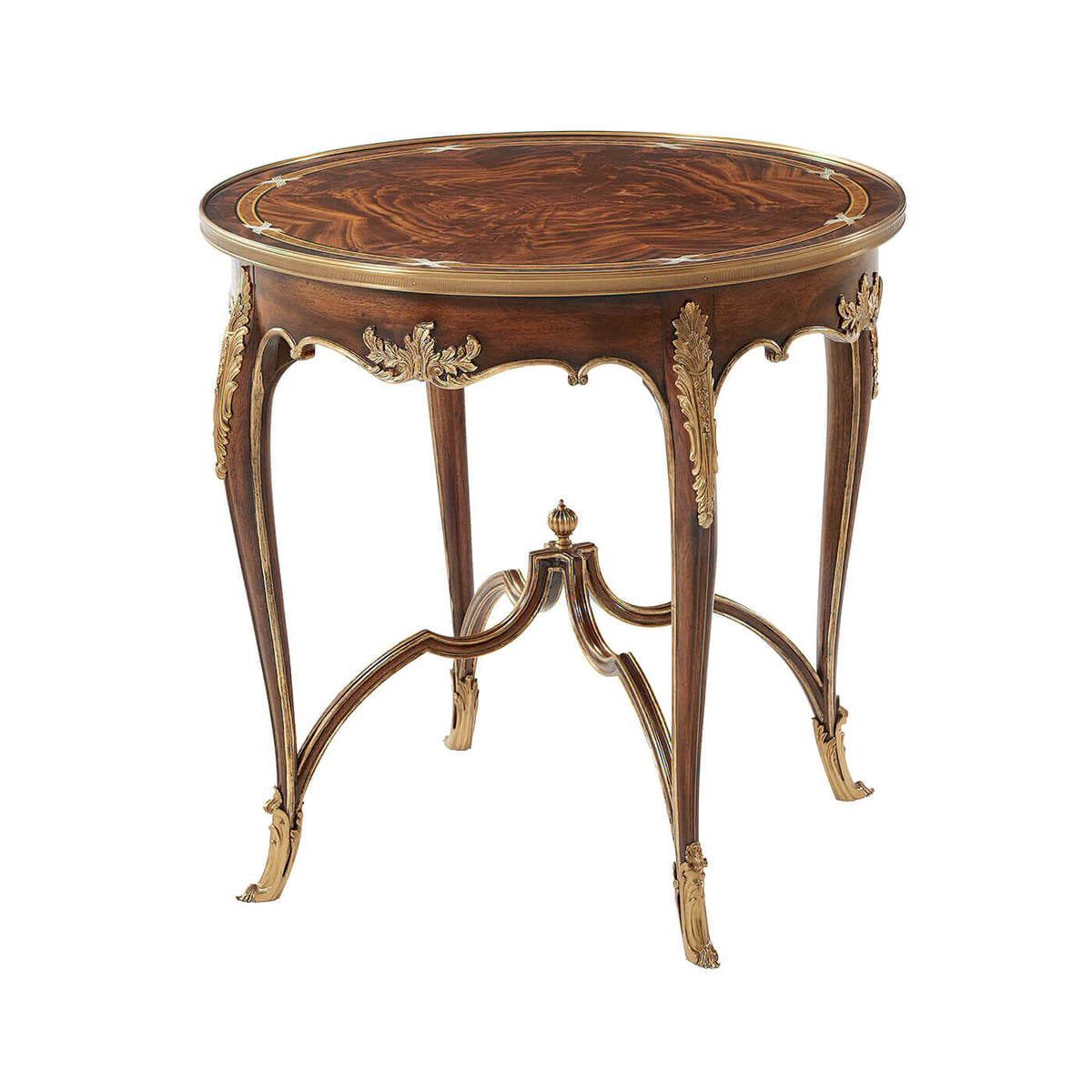 Louis XV Mahogany Side Table - English Georgian America