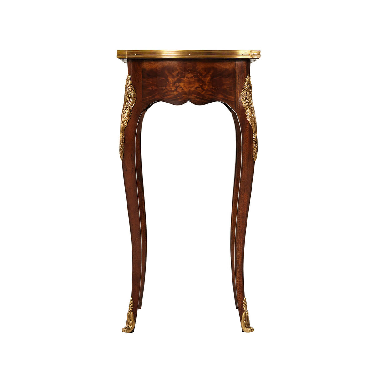 Louis XV Serpentine Sided Side Table - English Georgian America