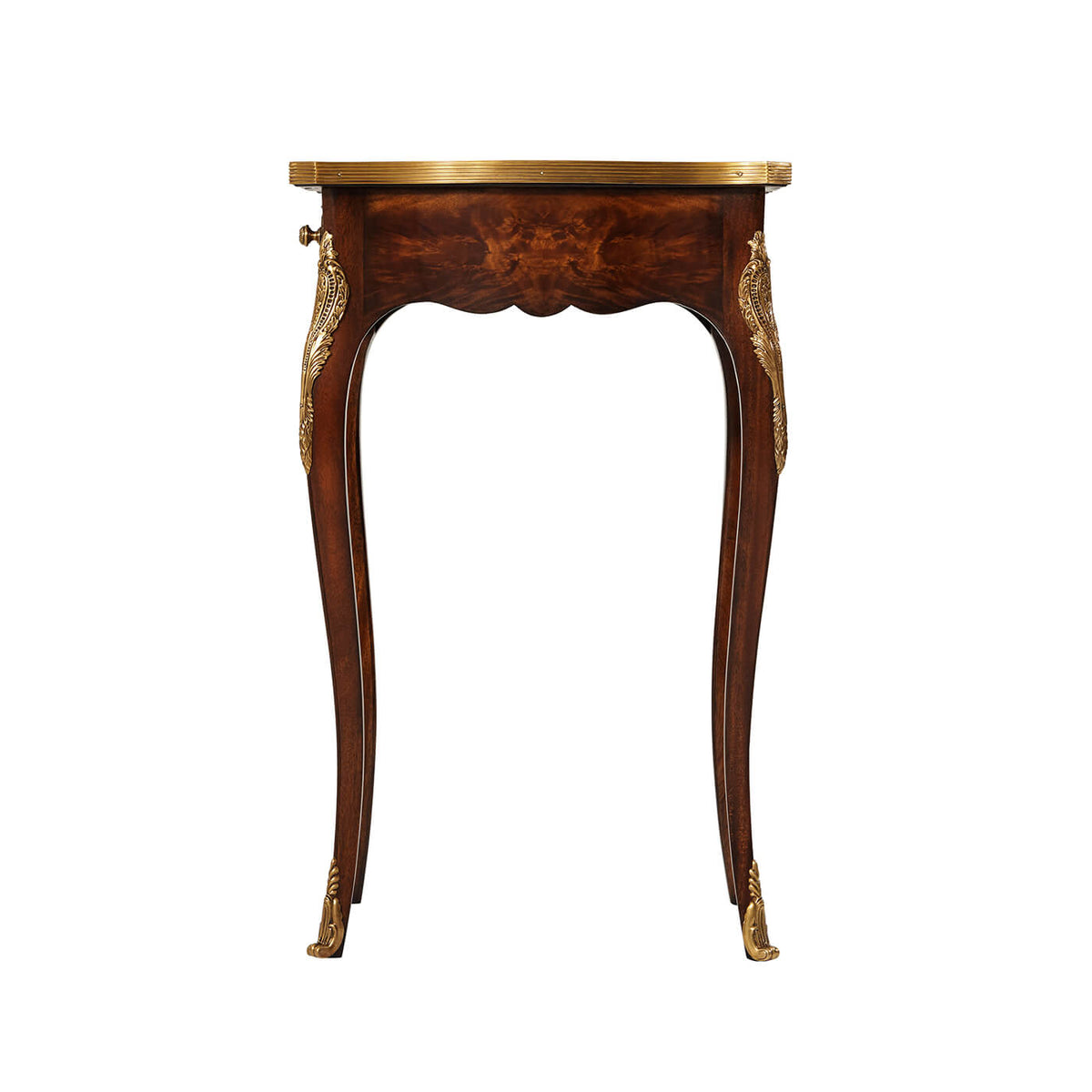 Louis XV Serpentine Sided Side Table - English Georgian America