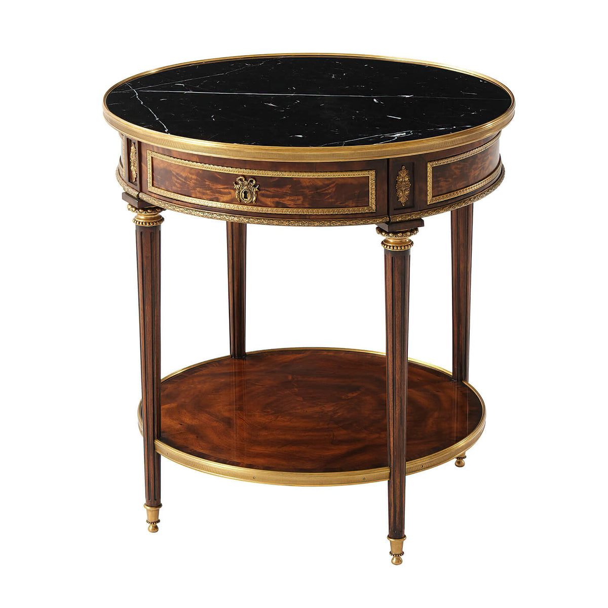 Louis XVI Bouillotte Lamp Table - English Georgian America