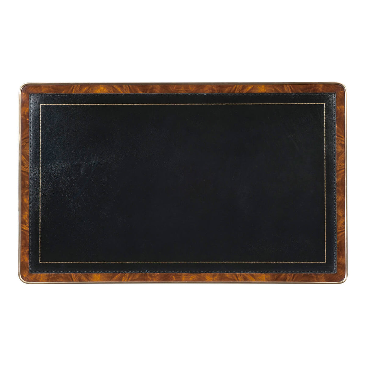 Louis XVI Leather Top Mahogany Desk - English Georgian America