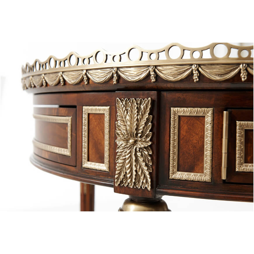 Louis XVI Mahogany Center Table - English Georgian America