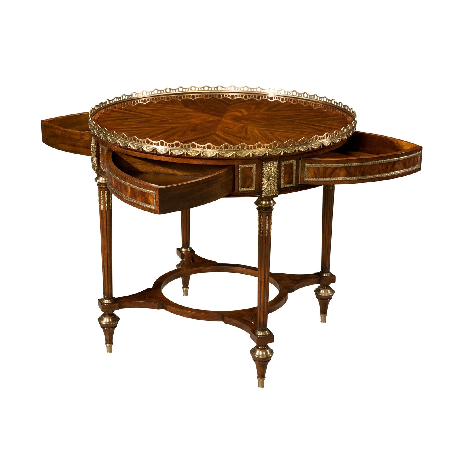 Louis XVI Mahogany Center Table - English Georgian America