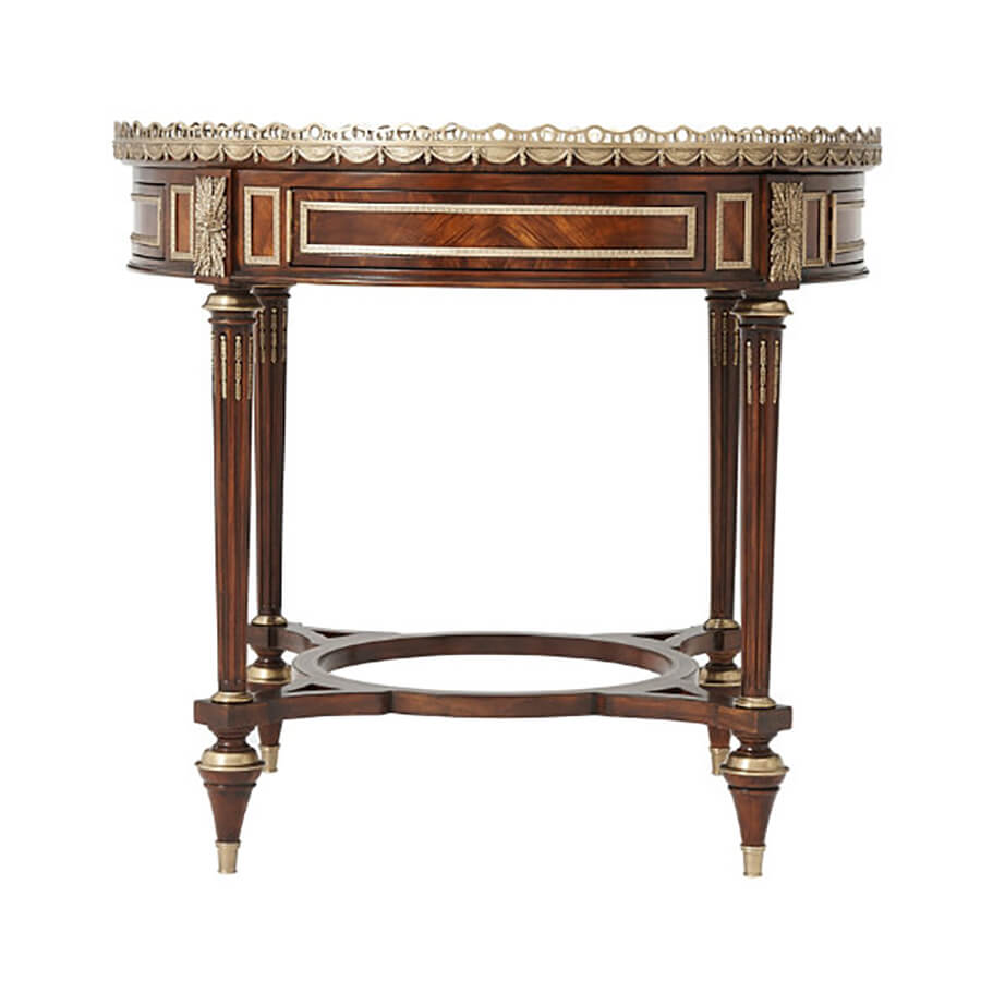 Louis XVI Mahogany Center Table - English Georgian America