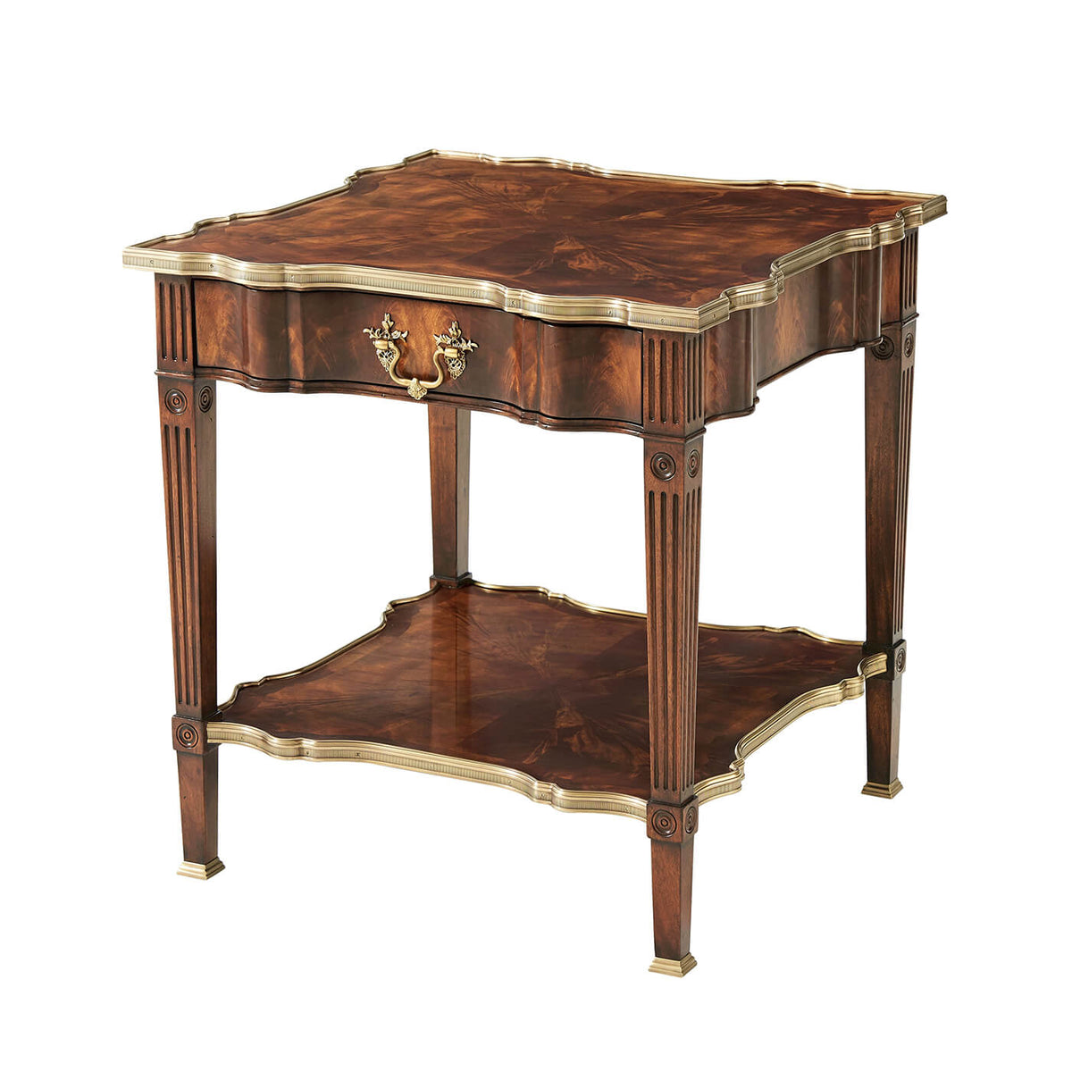 Louis XVI Mahogany End Table - English Georgian America